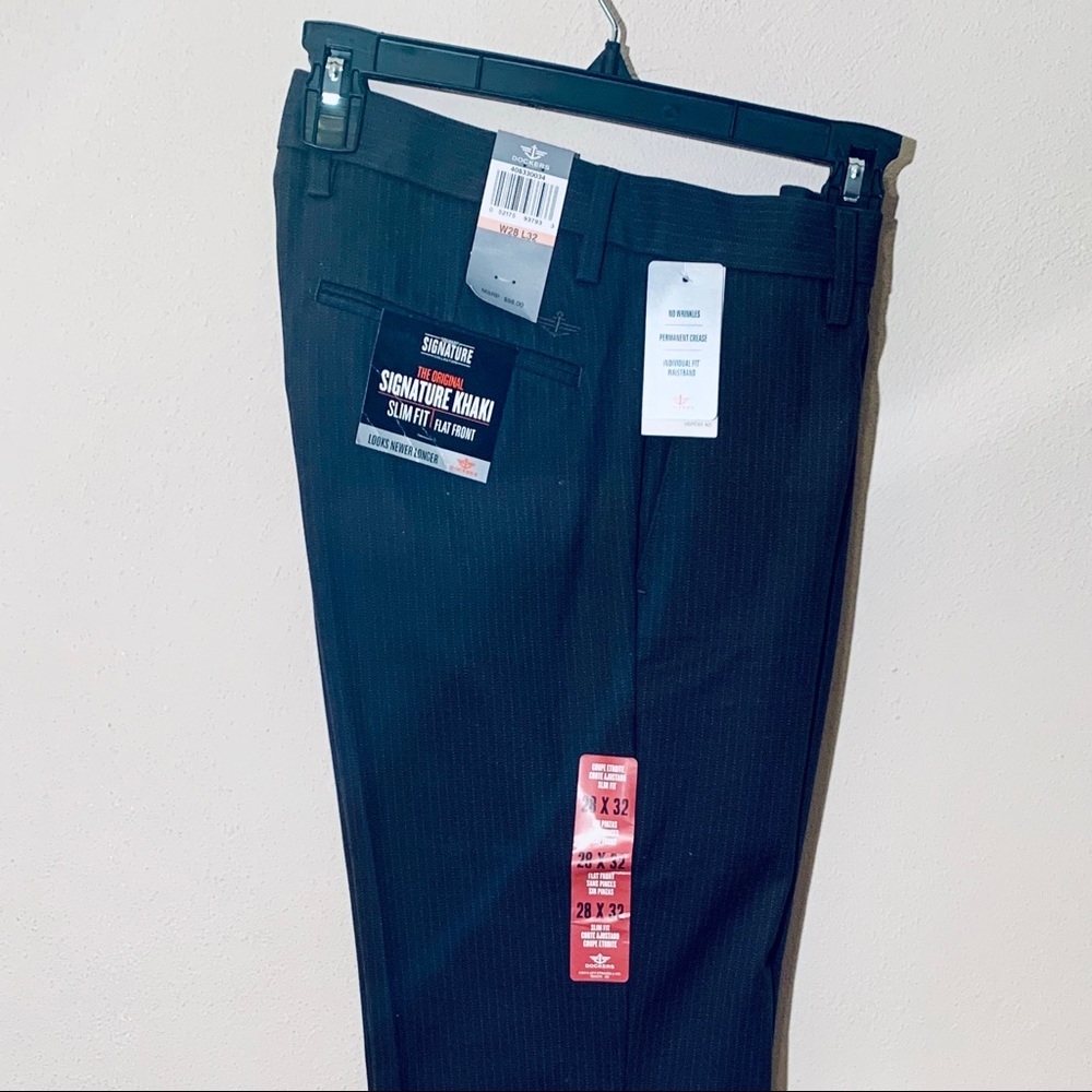 Dockers slim 28 x 32 pants grey charcoal